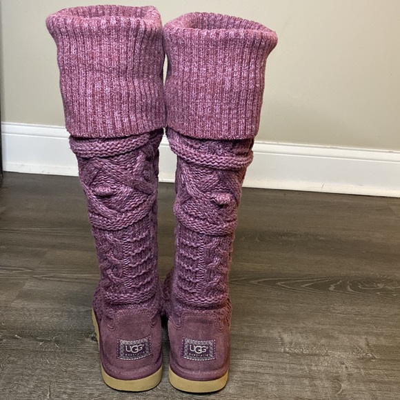 UGG Shoes - UGG - MSRP $250 Classic Cardy Cable Knit Boots - RARE Find - 100% Authentic